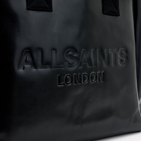 Izzy Leather Logo Tote Bag