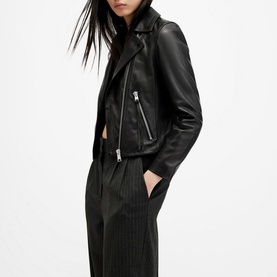 Dalby Leather Biker Jacket