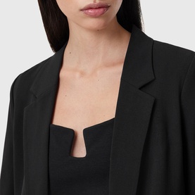 Aleida Open-Front Blazer