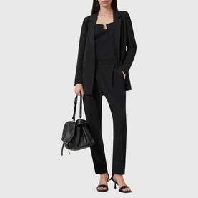 Aleida Open-Front Blazer