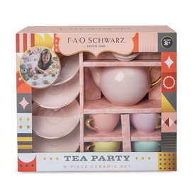 9-Piece Ceramic Tea Party Set