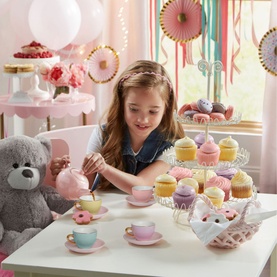 9-Piece Ceramic Tea Party Set