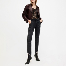 Dalby Leather Biker Jacket