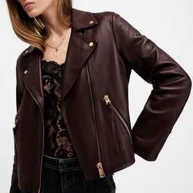 Dalby Leather Biker Jacket