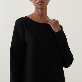 Straight-Fit Shift Dress