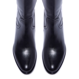 Jolette Leather Knee-High Boots