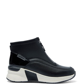 Regale Leather Wedge Trainers
