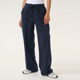 Jenny Tie-Waist Wide Leg Trousers