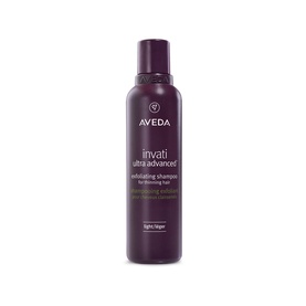 AVEDA Invati Ultra Advanced Exfoliating Shampoo Light, 200ml, in a deep purple bottle with white label text