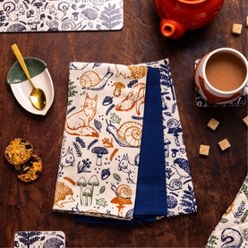 Woodland Set of 3 Tea Towels
