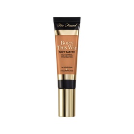 Too Faced Born This Way Soft Matte Foundation in Sand, 30ml tube with gold cap