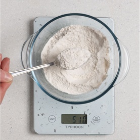 Elements White Quartz Effect Digital Scale