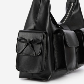 Amelia Vintage Treatment Leather Shoulder Bag