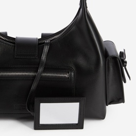 Amelia Vintage Treatment Leather Shoulder Bag