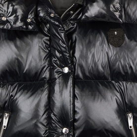 Glossy Hybrid Down Padded Jacket