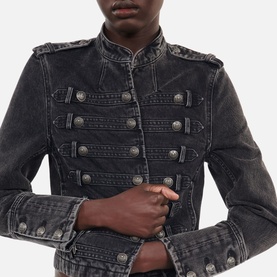 Military Denim Jacket