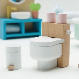 Dolls House Bathroom Furniture Set