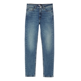 Mid-Rise Straight Leg Jeans