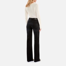 Mid-Rise Straight Leg Jeans