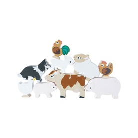 Farmyard Stacking Animals & Bag