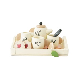Wooden Tea Set & Tray