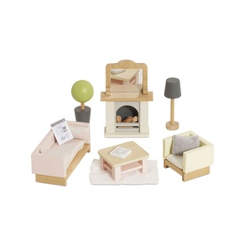 Wooden Sitting Room 19-Piece Set