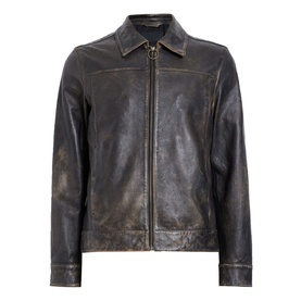 Alkan Two-Tone Leather Jacket