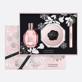 Flowerbomb Eau de Parfum and Body Cream Trio Gift Set