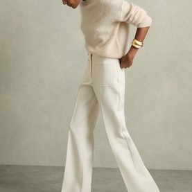 Priya High-Rise Flared Trousers