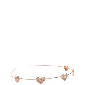 Boutique Rhinestone Heart Headband