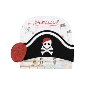 Pirate Hat Headband & Eyepatch Two-Piece Set