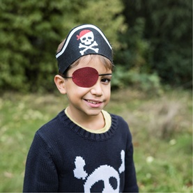 Pirate Hat Headband & Eyepatch Two-Piece Set