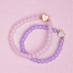 Boutique Chic With all My Heart Two-Piece Bracelet Set