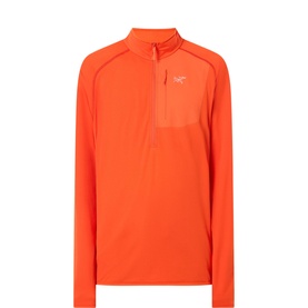Delta Half-Zip Logo Sweatshirt