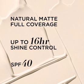 IT COSMETICS Your Skin But Better CC+ Natural Matte SPF 40 in Fair Ivory, swatched texture showing full coverage, 16hr shine control