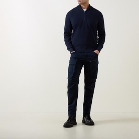 Ebrando Half-Zip Logo Sweater