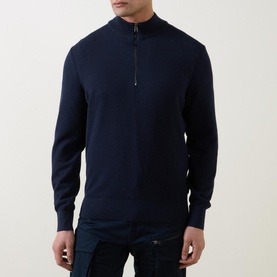 Ebrando Half-Zip Logo Sweater