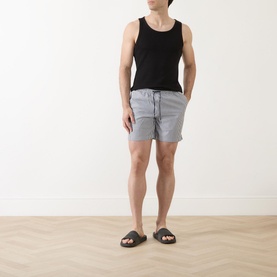Colbert Striped Seersucker Swim Shorts