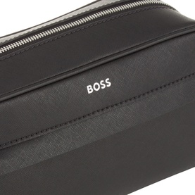Zair Leather Wash Bag