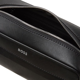 Zair Leather Wash Bag