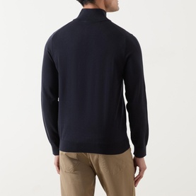 Half-Zip Zebra Logo Sweatshirt