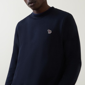 Zebra Logo Crew Neck Sweatshirt