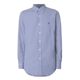 Gingham Poplin Casual Shirt