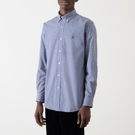 Gingham Poplin Casual Shirt
