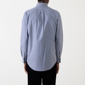 Gingham Poplin Casual Shirt