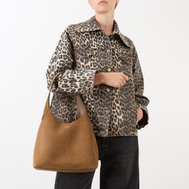 Brooklyn 28 Suede Shoulder Bag