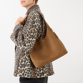 Brooklyn 28 Suede Shoulder Bag