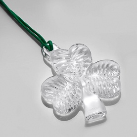 Mini Crystal Shamrock Tree Decoration