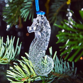 Crystal Seahorse Tree Decoration