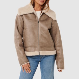 Jamie Shearling  Aviator Jacket